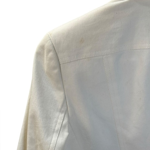 Burberry Off White Tie Close Blazer - Picture 11 of 15